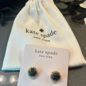 Kate spade black earrings. Great condition!